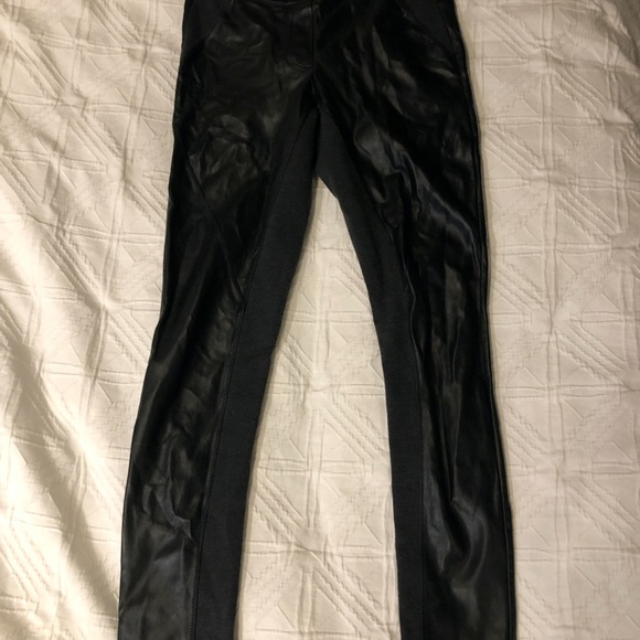 Aritzia Wilfred Leather Leggings - Picture 2 of 3